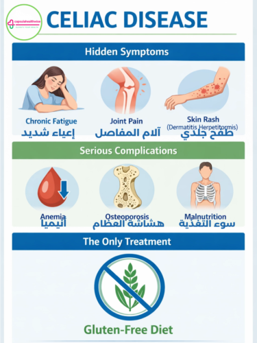 أعراض مريض السيلياك