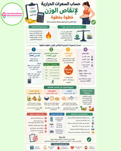 كيفية حساب السعرات الحرارية اليومية بدقة